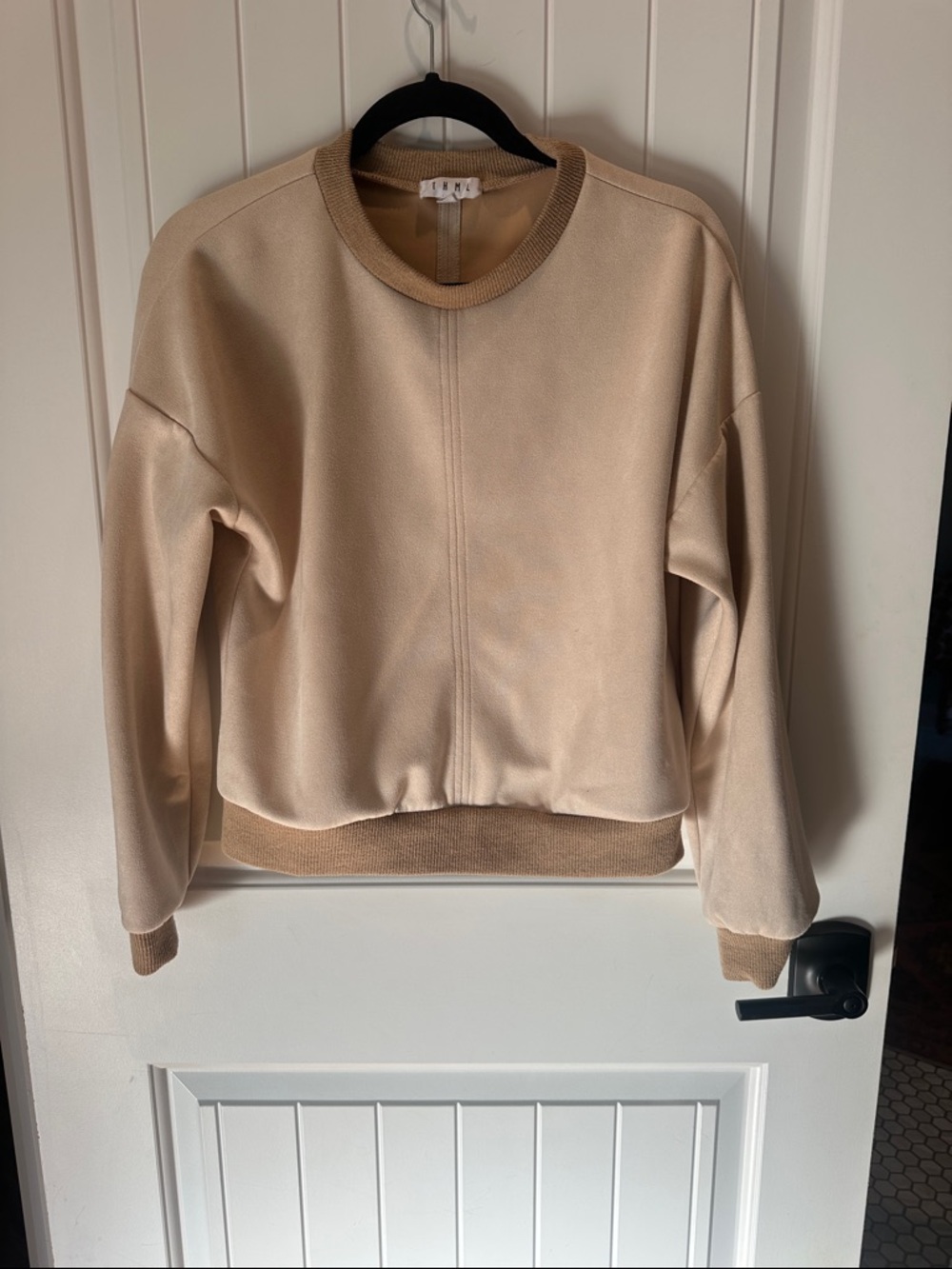 THML Neutral Cream Crewneck Sweatshirt
